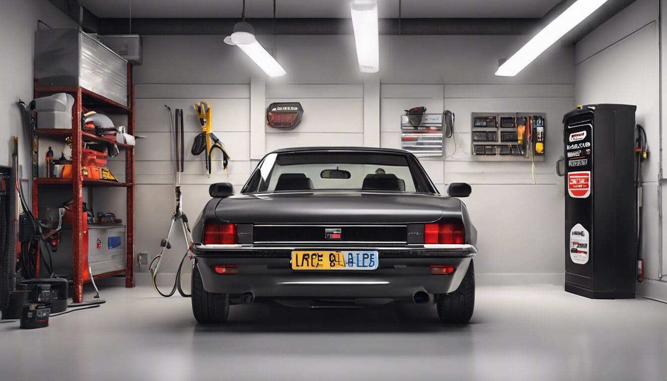 Comment &eacute;clairer son garage avec une batterie ?