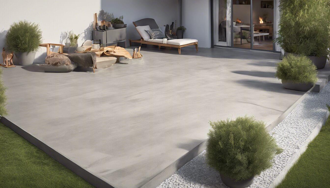 Comment poser une dalle b&eacute;ton pour sa terrasse avec Leroy Merlin ?