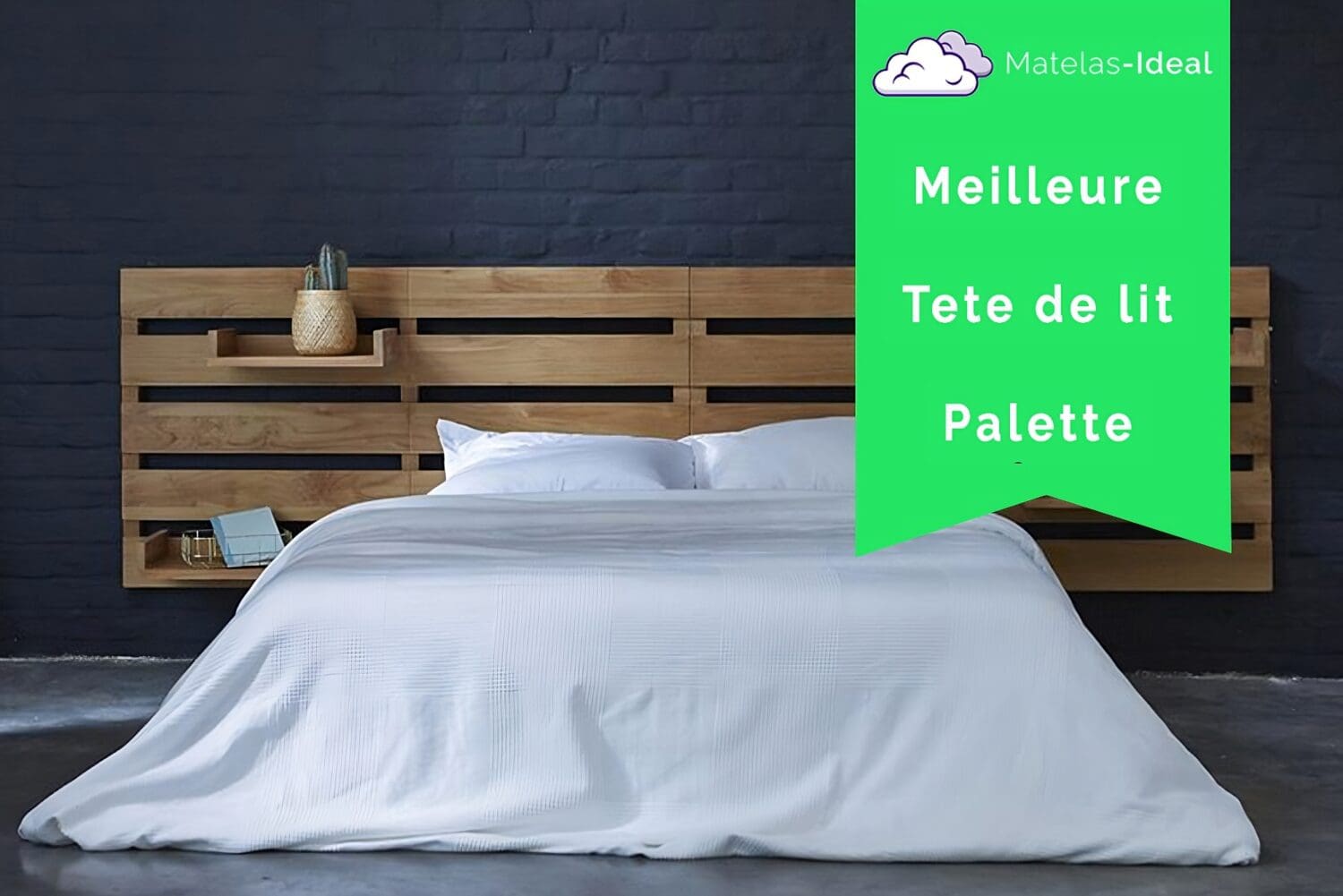 Cr&eacute;ativit&eacute; et charme rustique : Comment transformer une palette en bois en une t&ecirc;te de lit originale