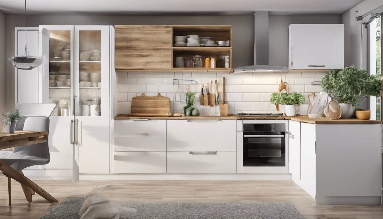 découvrez les avantages et la beauté d'une cuisine blanche mate en association avec des éléments en bois dans votre intérieur. opter pour cette combinaison apporte luminosité et chaleur à votre espace de vie.