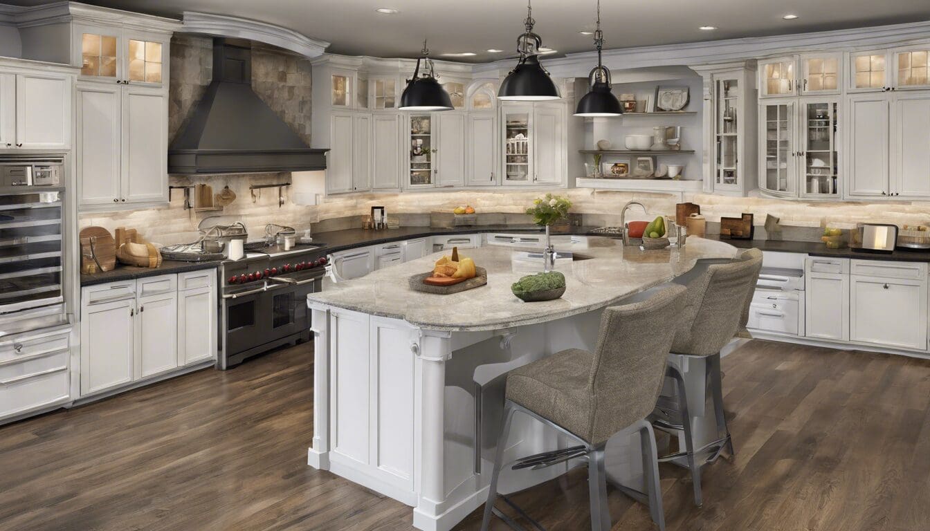 d&eacute;couvrez nos astuces et conseils pour am&eacute;nager votre cuisine avec un &icirc;lot central et optimiser l'espace de fa&ccedil;on fonctionnelle et esth&eacute;tique.