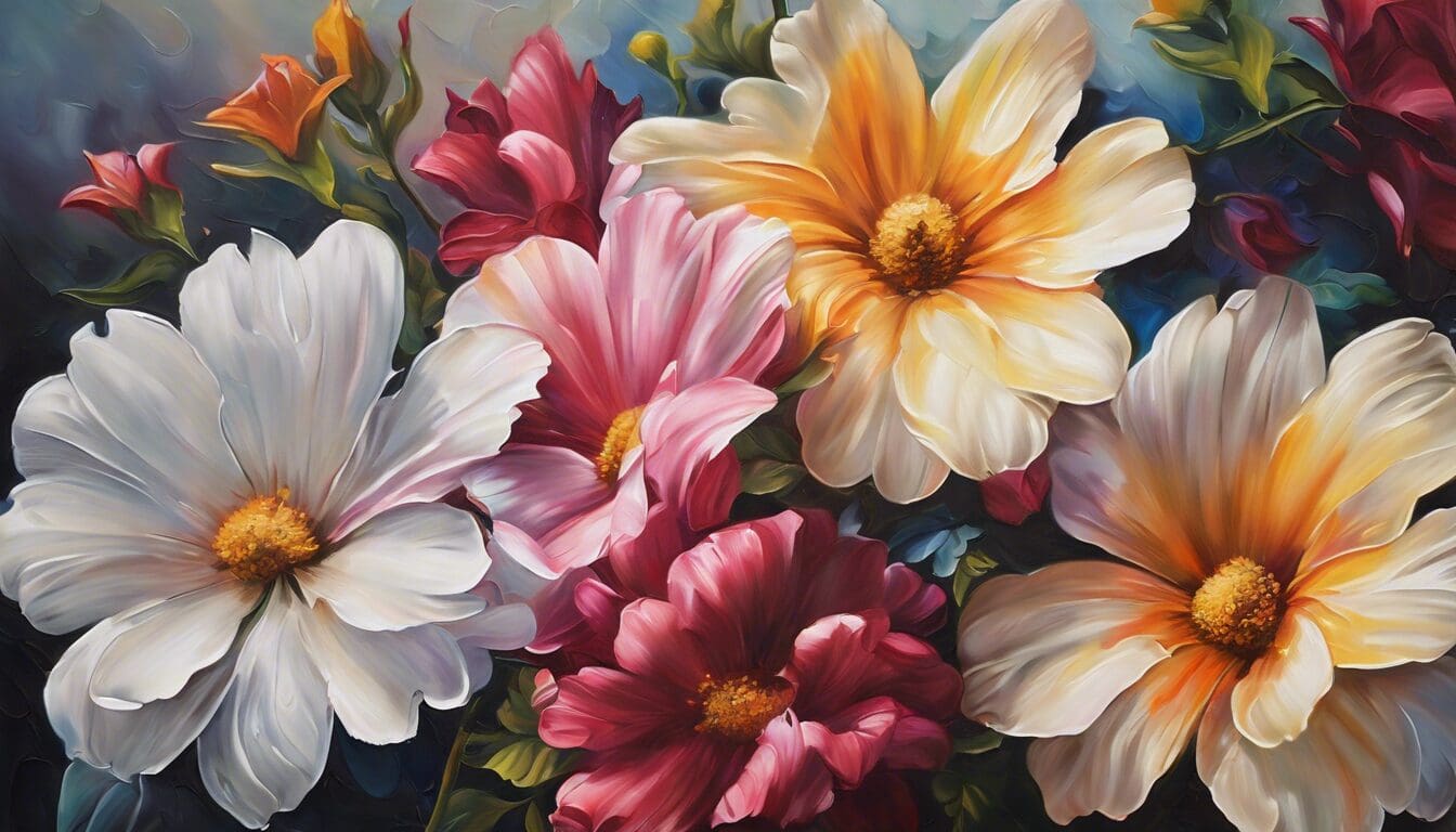 d&eacute;couvrez les meilleures techniques pour peindre des fleurs &agrave; l'huile sur toile et r&eacute;aliser des chefs-d'&oelig;uvre artistiques avec nos pr&eacute;cieux conseils et astuces.