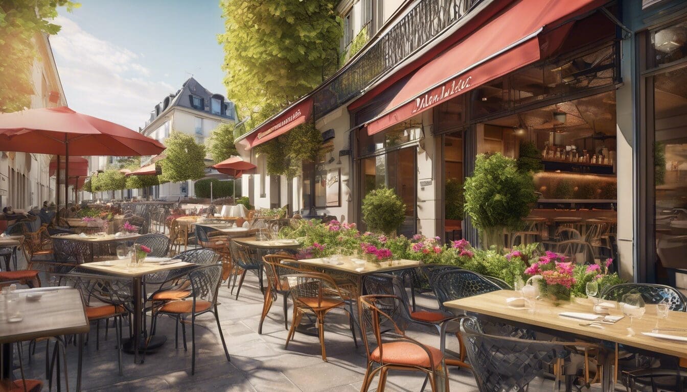 découvrez notre sélection des meilleurs restaurants avec terrasse à rueil malmaison ! profitez d'un repas en plein air dans un cadre agréable tout en savourant des plats délicieux. que vous cherchiez une ambiance conviviale ou un dîner romantique, trouvez le lieu idéal pour vos repas en extérieur.