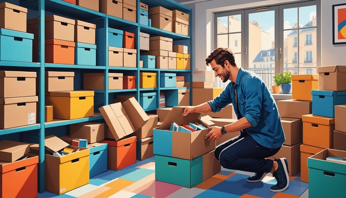 Centre de self-stockage moderne à Paris