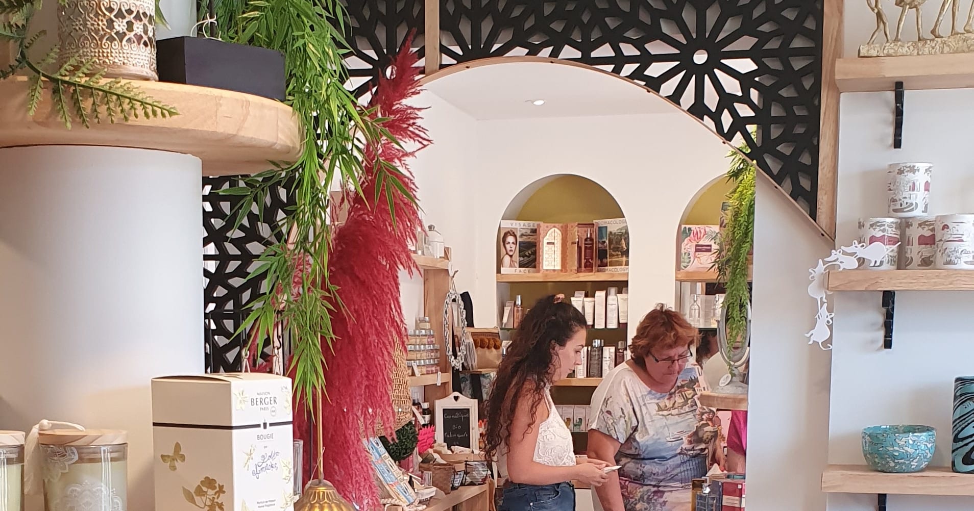Espace d'accueil de l'institut de beauté et SPA Belle et Nature à Jard-sur-Mer, en Vendée
